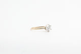 Yellow Gold Lab Grown Diamond Solitaire Engagement Ring