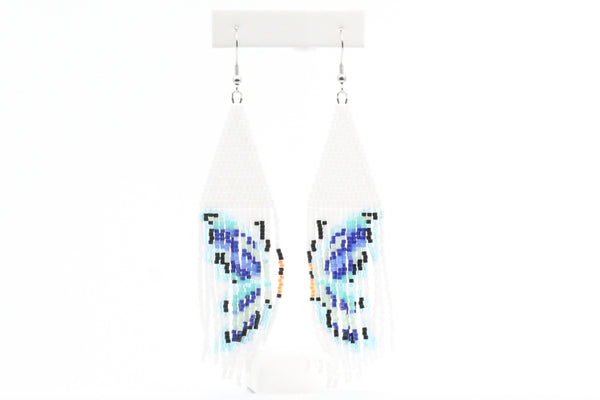 Butterfly Beaded Earrings