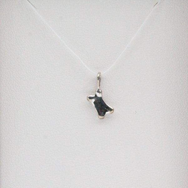 Sterling Silver Bone Pendant