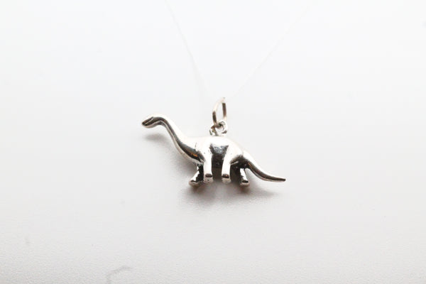 Sterling Silver Apatosaurus Pendant