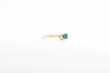 Yellow Gold Bezel Emerald Ring