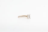 Yellow Gold Radiant Lab Grown Diamond Ring